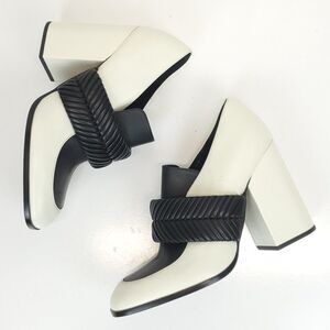 Proenza Schouler Ivory White Leather Pumps SH-0046f3